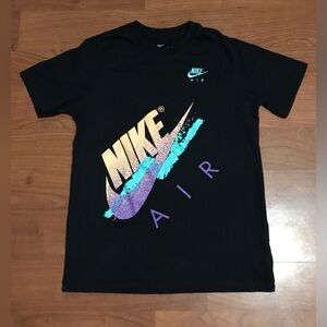 Nike Kids Black Graphic T-Shirt